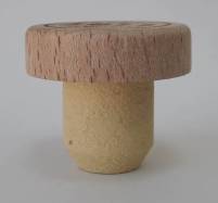 007 tapon corona madera pino 36x10