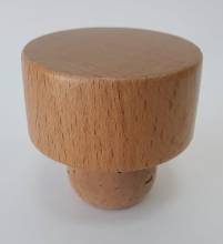 corona madera color nogal grande